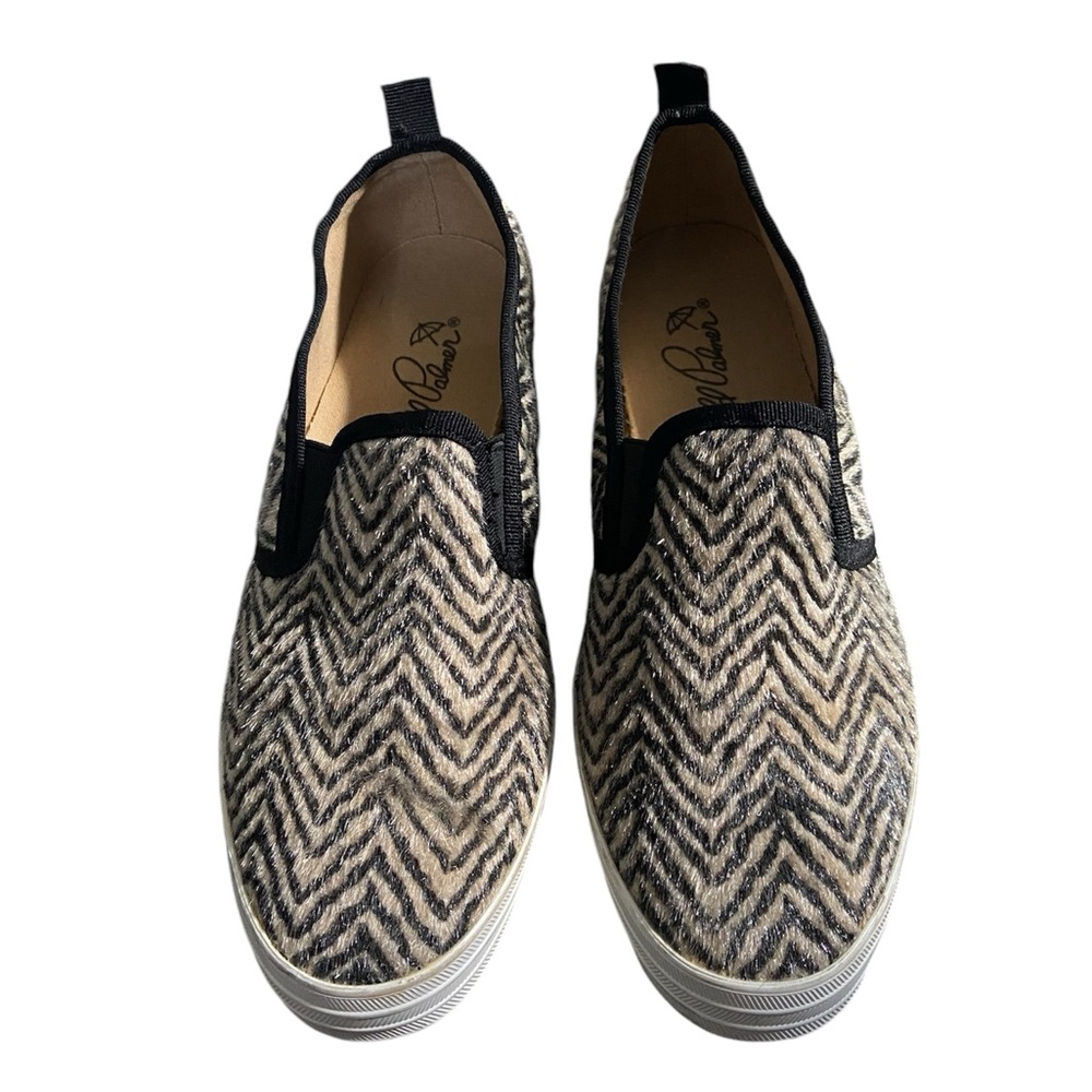 Arnold Palmer Zebra Animal Print Casual Loafer Sneaker